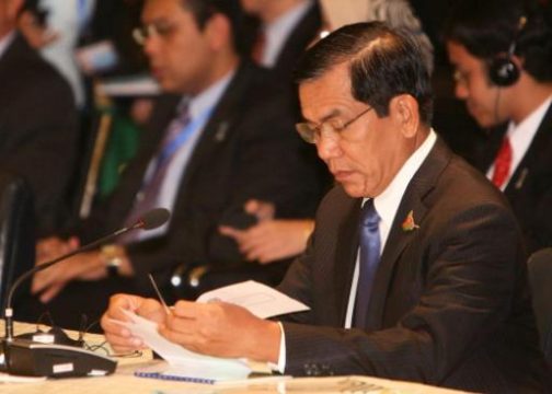 NLD-Parteisprecher Nyan Win