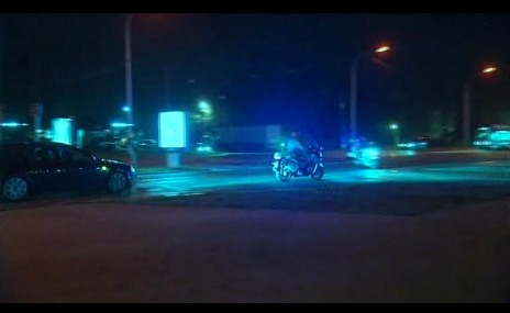 Kontrollaktion der Polizei in Brüssel