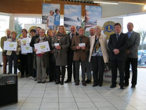 Die Vertreter von zehn karitativen Vereinigungen aus dem Norden und Süden der DG