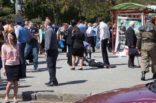 Panik in der ukrainischen Stadt Dnjepropetrowsk nach Bombenanschlägen