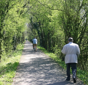 Vennbahnradweg in Kornelimünster