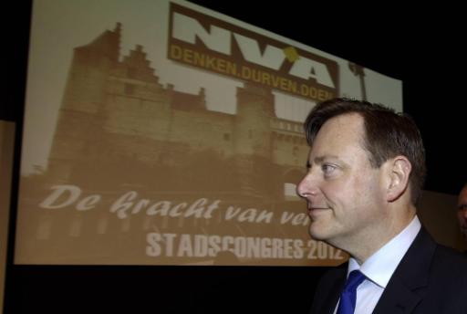 Bart De Wever stritt als Bürgermeistezrkandidat in Antwerpen an