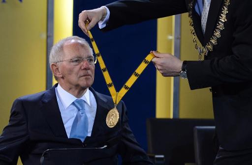 Karlspreis für Minister Schäuble