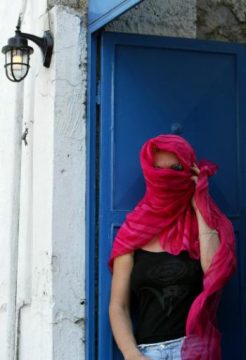 Vor einem Bordell in Athen