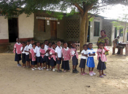 Schulkinder im Projekt Bana Kelasi