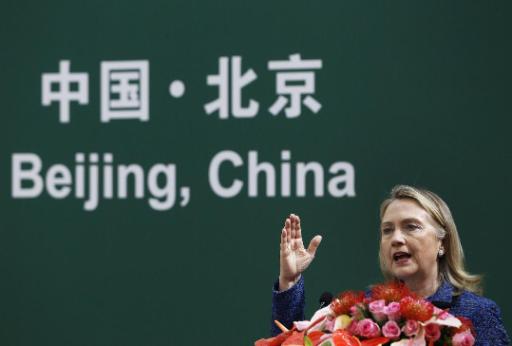 US-Außenministerin Hillary Clinton in Peking