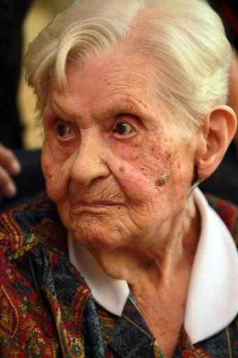 Die 111-jährige Germaine Degueldre