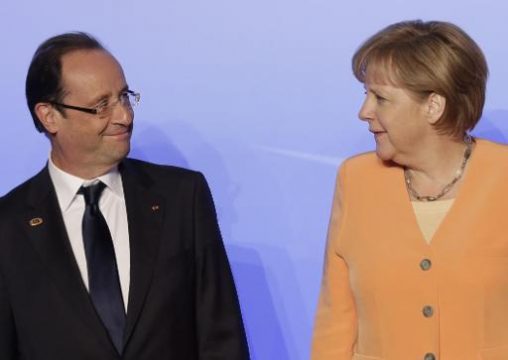 François Hollande und Angela Merkel