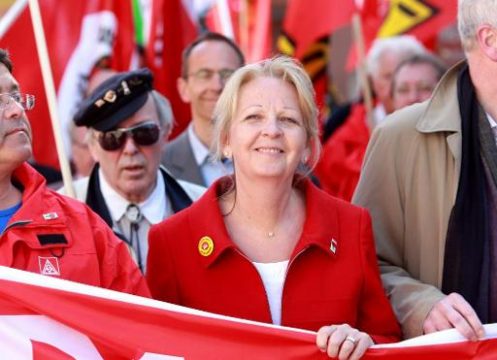 Hannelore Kraft am 1. Mai 2011