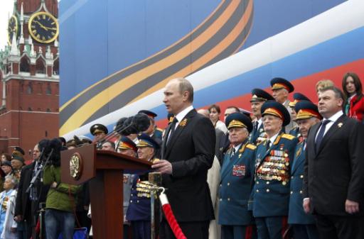 Präsident Wladimir Putin als Oberbefehlshaber der Armee
