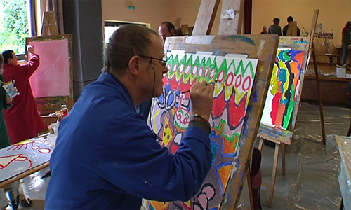 Neundorf: Kunstprojekt mit behinderten und nicht behinderten Personen
