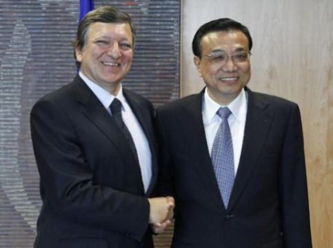 EU-Kommissionspräsident José Manuel Barroso und Chinas Vizepremierminister Li Keqiang