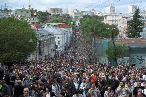 Demo in Moskau
