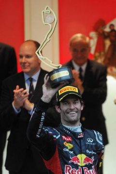 Mark Webber siegt in Monaco