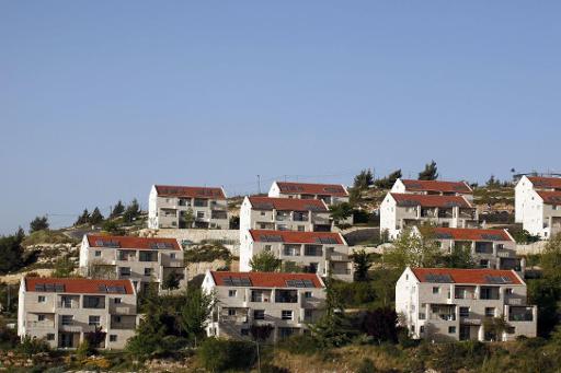Israelische Siedlerhäuser in Beit El nahe Ramallah
