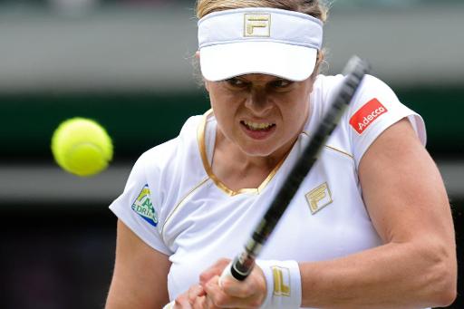 Kim Clijsters ist angriffsfreudig