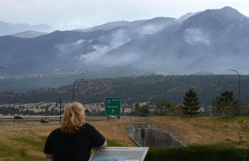 Waldbrände wüten weiter (Bild: Colorado Springs, 28. Juni)