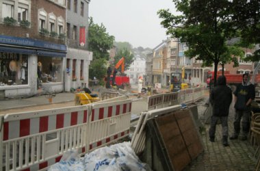 Arbeiten Stadtzentrum Eupen