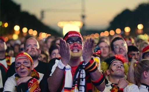 Deutschland - Griechenland: Fanmeile in Berlin