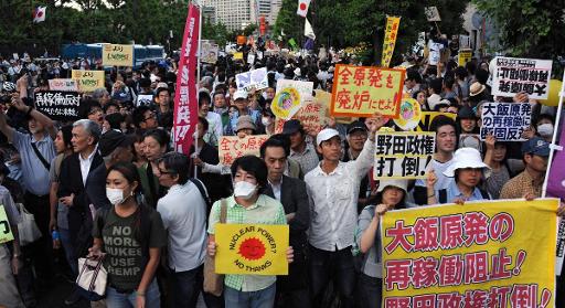 Demonstration gegen Atomkrazft in Tokio