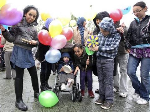 Friedensmarsch in Molenbeek