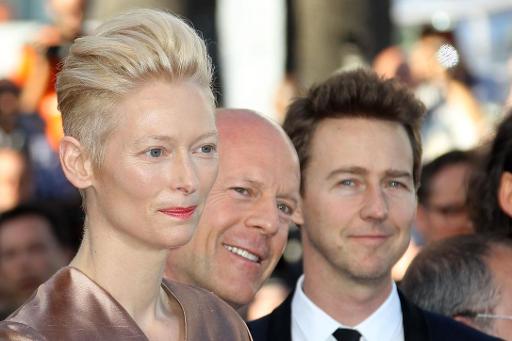 Tilda Swinton, Bruce Willis und Edward Norton in Cannes