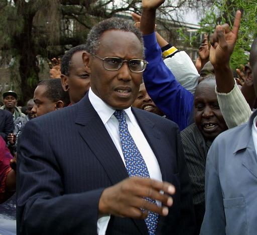 Kenias Minister für Innere Sicherheit, George Saitoti (Bild von 2002)