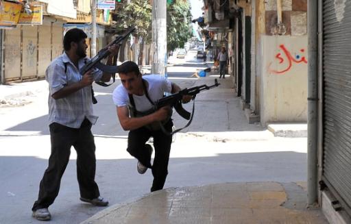 Rebellen in Aleppo