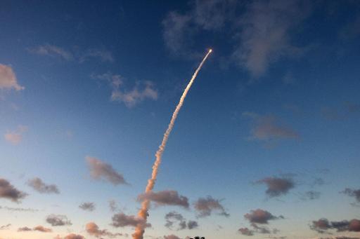 Wettersatellit auf dem Weg ins All