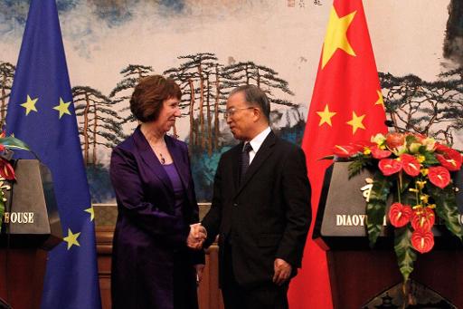 Catherine Ashton und Dai Bingguo