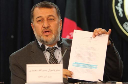 Der afghanische Innenminister Bismillah Khan Mohammadi