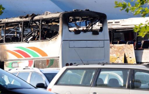 Der ausgebrannte Bus