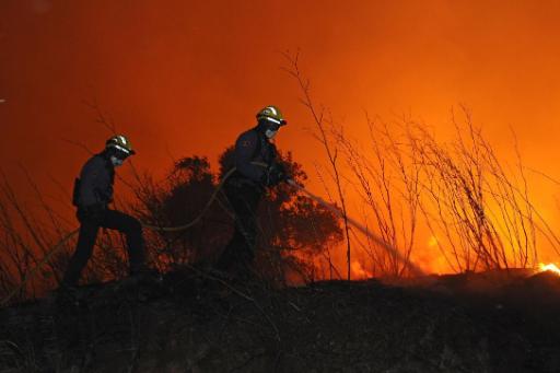 Feuer in den Pyrenäen