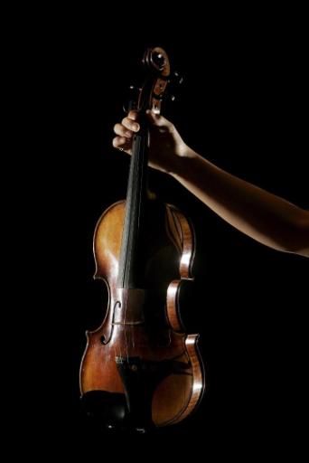 Eine historische Geige, auf der Paganini gespielt hat