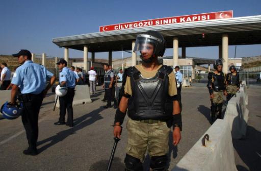 Ein türkisch-syrischer Grenzübergang