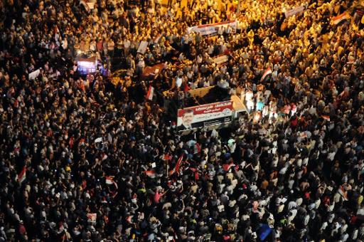 Massenprotest auf dem Tahrir-Platz in Kairo