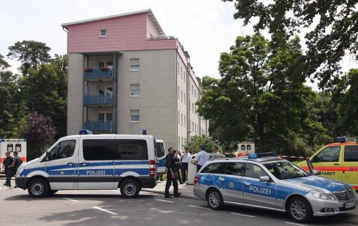Polizei hatte den Tatort in dem Karlsruher Wohngebiet abgeriegelt