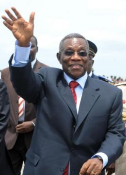 Der Präsident von Ghana, John Evans Atta Mills (Bild vom 7. April 2009)