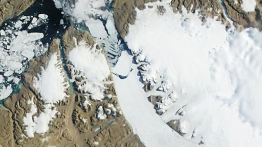 Der Petermann-Gletscher