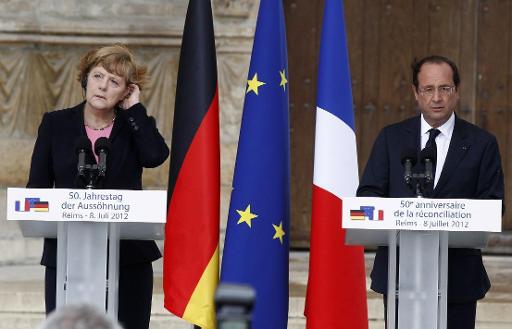 Merkel und Hollande feiern deutsch-französische Versöhnung