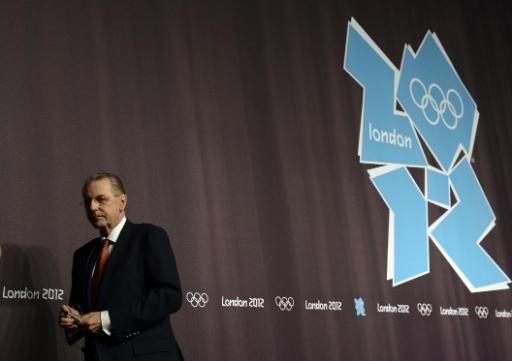 IOC-Präsident Jacques Rogge bei der Pressekonferenz vor Beginn der Olympischen Spiele