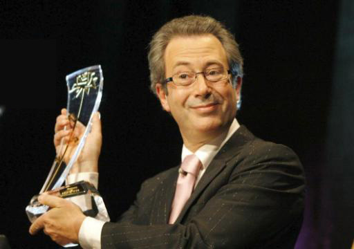 Comedian Ben Elton mit der Rose d'Or 2007