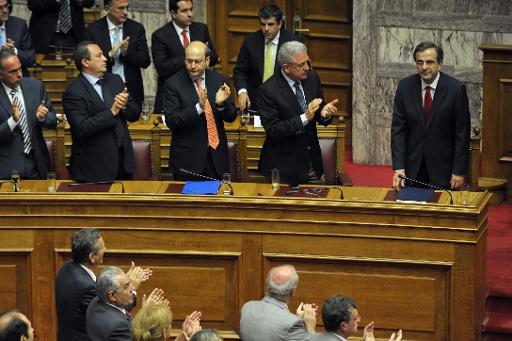 Griechisches Parlament spricht Samaras das Vertrauen aus