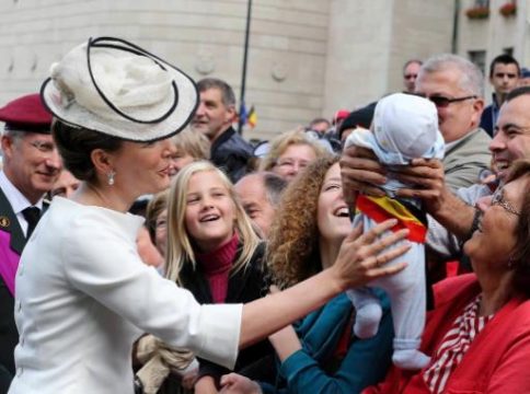 Prinz Philippe, Prinzessin Mathilde und ein "belgisches" Baby