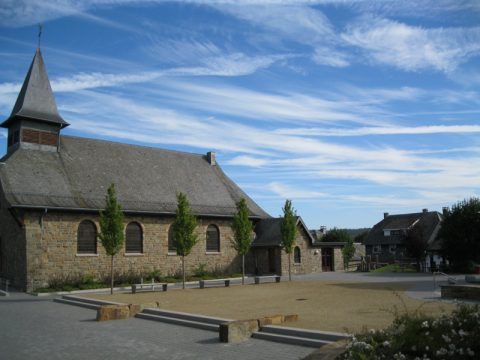 Der Dorfplatz in Schoppen
