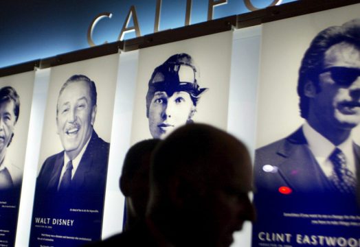 Bild der Flugpionierin Amelia Earhart in der "California Hall of Fame"