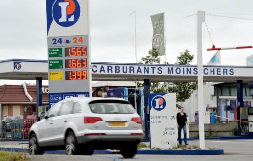 Eine Tankstelle in Lille