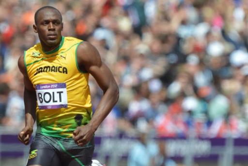 Usain Bolt wurde von jubelndem Publikum angefeuert