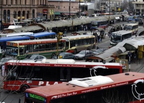 Verkehrschaos in Buenos Aires: Plaza Constitucion