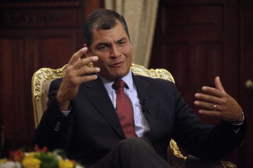 Der ecuadorianische Staatspräsident Rafael Correa